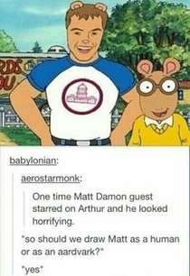 Matt Damon on Arthur
