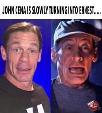 With John Cena heading towards physical comedy movies this image is becoming a reality